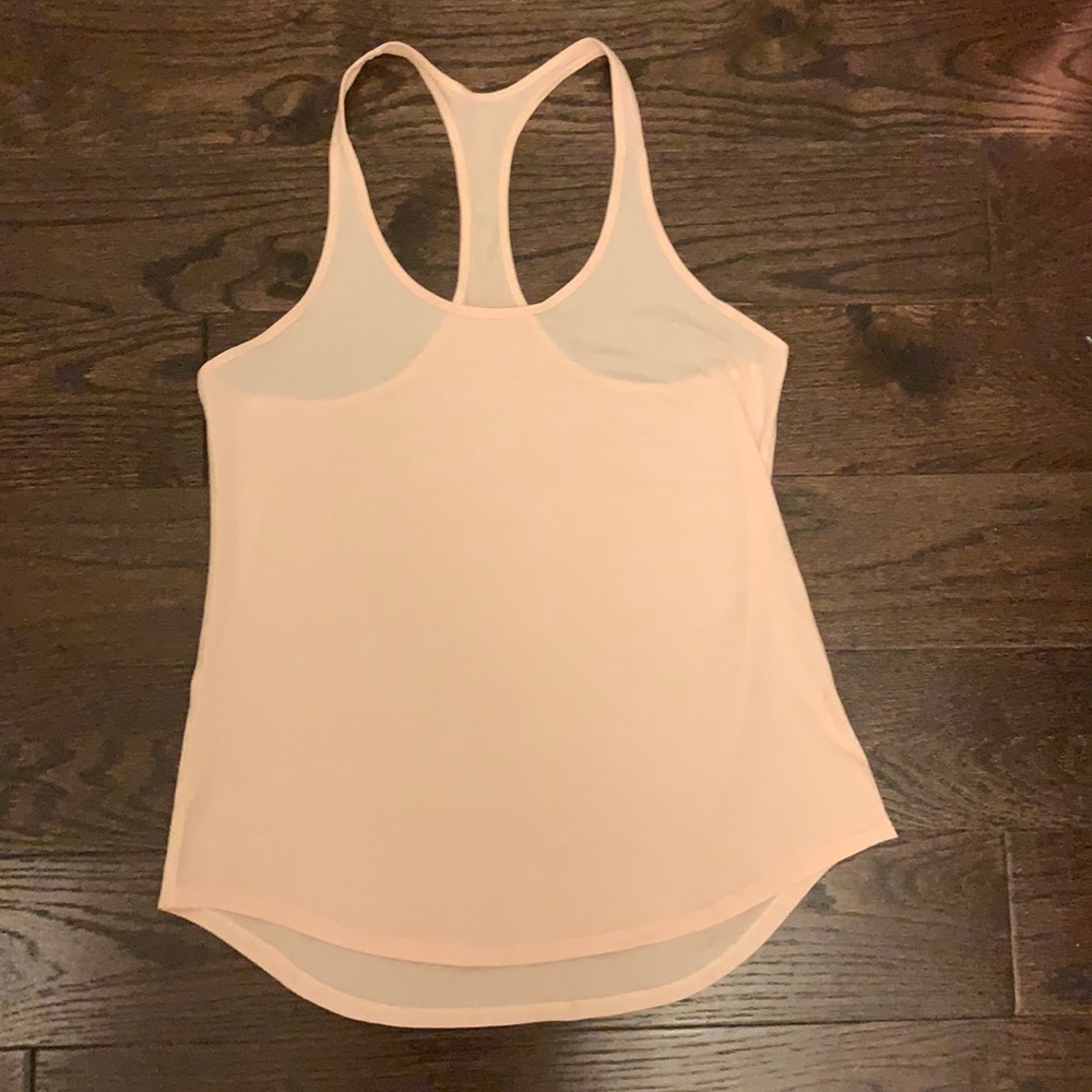 lululemon racer back tank top, light pink